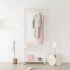 퍼리든 큐브 드레스룸 시스템 행거 800 (1단) 방문설치, 화이트