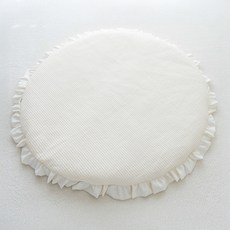 lolbaby 兒童馬卡龍涼感圓形地毯, 1個, 香草