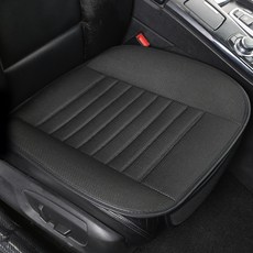 網眼口袋夏季用座椅套車用坐墊, 2個, 黑色