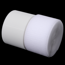 Khohimo 車縫用 非黏貼式 魔鬼氈 勾面毛面組合 捲裝 200 x 5 cm 5W0626, 1個, 白色