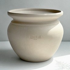 ENVIE CASA 甕形陶盆, 1個, 米色