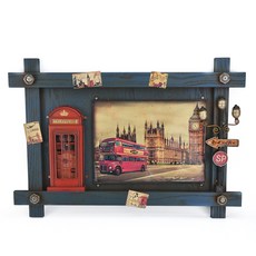 KDY電話亭商店金屬復古室內擺飾 K-56, 混色