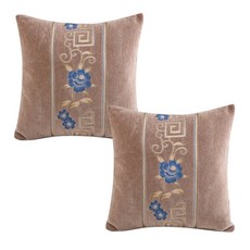 홈플로우 엔틱 유럽스타일 소파 쿠션 커버 2개