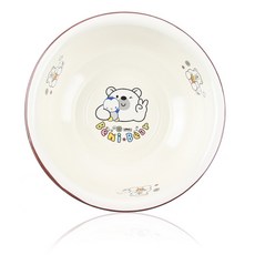 心意市場Fancy圓形Benny熊洗臉盆 XL, 淺褐色的, 1個