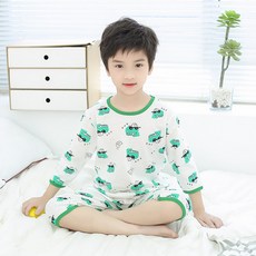 베베니즈 아동용 패턴 7부 홈웨어 상하의 세트