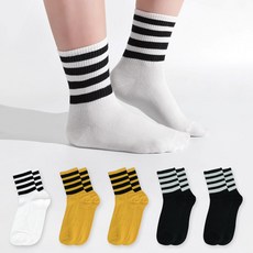 Syner Socks 女款彈力街頭時尚環紋襪6雙組