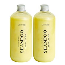 ADEUSION 香氛精油洗髮精 Lemon Chiffon, 500ml, 2瓶