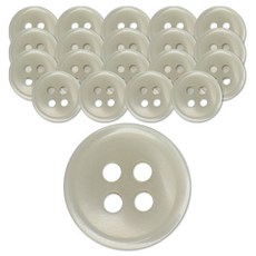 동대문단추왕 요크 유광 단추 10mm, 민트, 20개