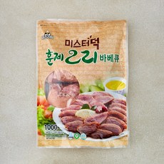미스터덕 훈제오리 바베큐 2개입, 1kg, 1개
