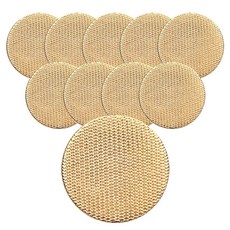 동대문단추왕 민자부식 단추 21mm, 골드, 10개