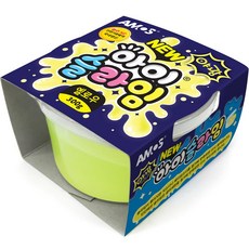 AMOS NEW 夜光史萊姆 300g - 夜光黃, 1罐, 黃色(夜光)