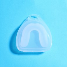 리즈제이니 모던 스포츠 운동 마우스 가드 + 케이스 세트, 08 흰색(마우스 가드), 투명(케이스), 1세트