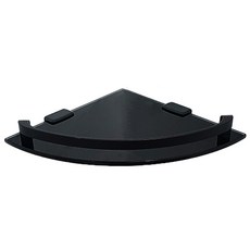 強化玻璃轉角架 DS-03, 黑色, 1個