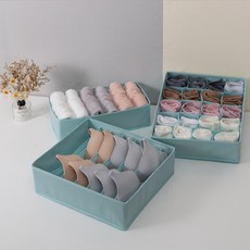 生活得手內衣收納盒, 藍色, 1套