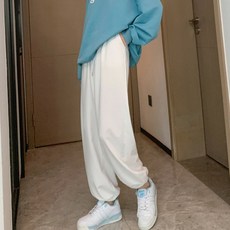 셀레네 여성용 가드 하이심플 조거팬츠
