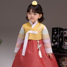 The Ye Hanbok 女孩金線銀線韓服套裝