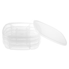 Placo 5格方形分隔配菜盒 3號, 1入, 3個