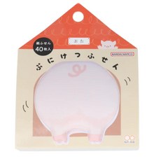 sun-star 動物QQ小屁屁造型便利貼, 1個, 40張, 小豬