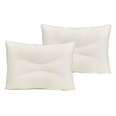 farfe 抗敏護理可水洗頸椎枕, 奶油白, 2件