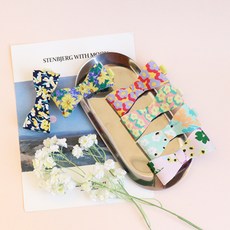 HARAROI 女童Seni春季緞帶髮夾6件組