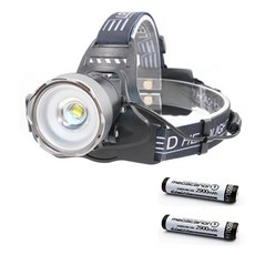 나이트큐브 AUTO LED헤드랜턴 CREE XM-L2 NH-02, Black, 1개