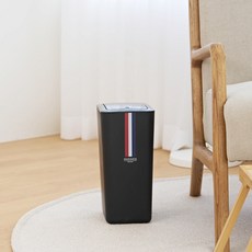 Parisien LVAI 一鍵式方形垃圾桶 10L, 黑色, 1個