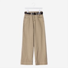 프렌치시크 여성용 블루밍데 워싱 일자 코튼 팬츠