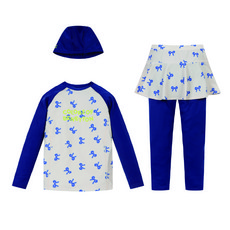 UNITED COLORS OF BENETTON. KIDS 女童款檸檬圓點防曬衣套裝 QCETP6331