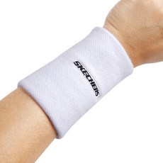 SKECHERS 運動長護腕, 白色, 1個