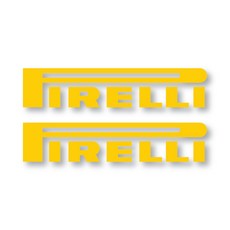 戶外車用貼紙 倍耐力 中型, 2個, 黃色