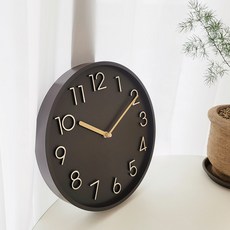 靜音摩登時代掛鐘 280, 咖啡棕色