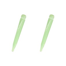 The Flow 任何曲線都能清爽按摩 臉部 Ssammu Green 玉石指壓棒 G, 單一顏色, 2個