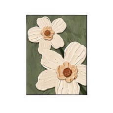 앤써 북유럽 스타일 방수 꽃 그림 액자, A타입