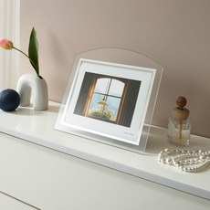 Onmam Company 水晶圓頂玻璃相框 橫式, 1個, 透明