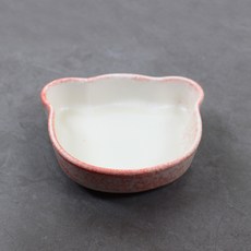 Dalsogum 韓國製造 陶瓷小熊麥片甜點碗 大, 粉紅雪酪, 1個