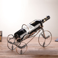 Allincell 現代居家紅酒架 33 x 13.5 x 18.5 cm, 1個, 三輪車青銅色