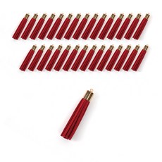 Home&Life 短版皮革流蘇, 紅色, 30個