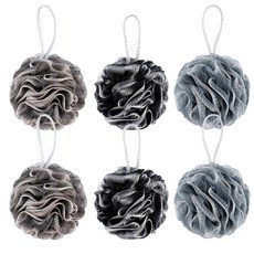 DayOli 男士用深色沐浴球3種 x 2入組, 1套, 黑色, 灰色, 藍色