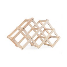 高CP值葡萄酒儲存收納木架, 6孔 原木色, 1個