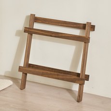 예다움 원목 실내화 거치대, Brown, 1개