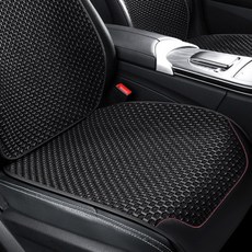 soonZAM 透氣夏季汽車坐墊 單人坐墊, 黑色, 1個