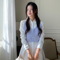 VANILLA MINT 女款潛水布料針織馬甲背心