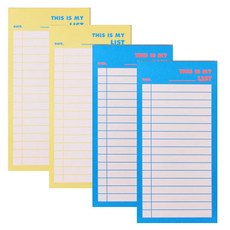 LUCALAB 彩色備忘錄 L號 2種 2入 B組, 霓虹黃+霓虹藍, 1套