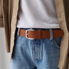 Vavisoo 男士 Unblo 方形無孔皮帶