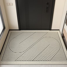 Hanbomnuri 玄關防滑墊 浴室腳踏墊, 曲線, 1個