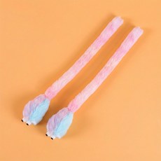 데이소이 고양이 그라데이션 쥐 긴 꼬리 장난감 ONE SIZE, 3 핑크, 2개