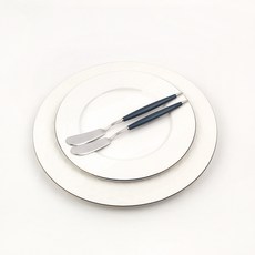 Bogen 蒙布朗可愛餐具奶油刀, 藍色, 2個