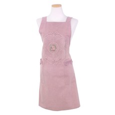 해피툴 샤랄라 엔티크 플라워 앞치마, 인디핑크, 1개