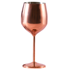 라그렌 스테인리스 휴대용 캠핑 와인잔 500ml, 로즈골드, 1개