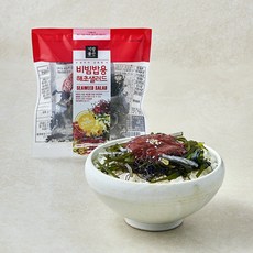 비빔밥용 해초샐러드 10g + 비빔양념장 소스 50g 세트, 1세트